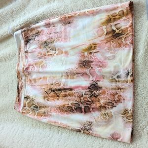 Calvin Klein snake print skirt